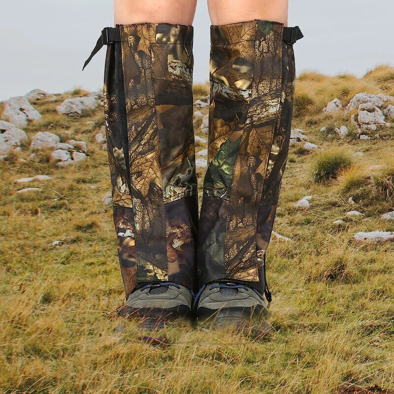 Hiking Leg Gaiter Oxford Fabric Waterproof Wear-Resistant Outdoor Hunting Warmer