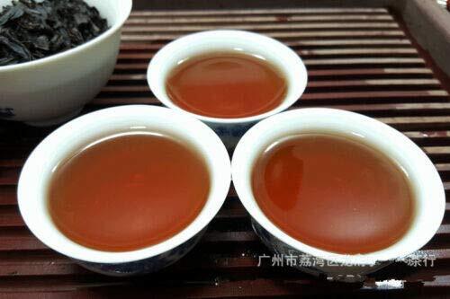 Ripe Puer Brick Tea Aged Cooked Pu Er Gongting Puerh Tea 500g Bamboo Leaf Packed