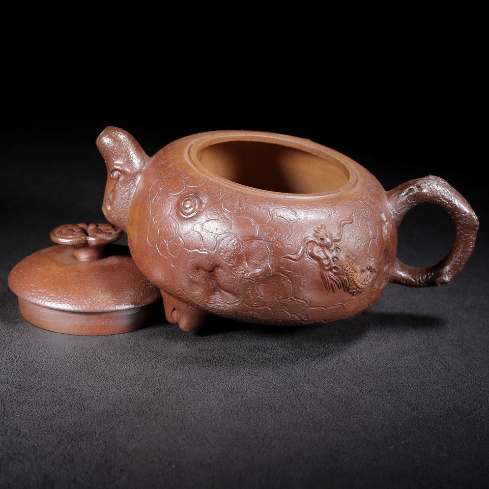 Vintage Chinese Yixing Purple Clay Teapot Zisha Ceremony Fashion Gift Teaware