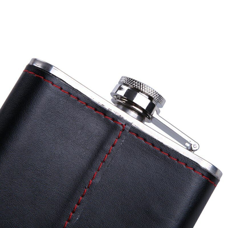 Hip Flask Flagon Wine Pot Portable Stainless Steel Whiskey Wine Bottle Alcohol