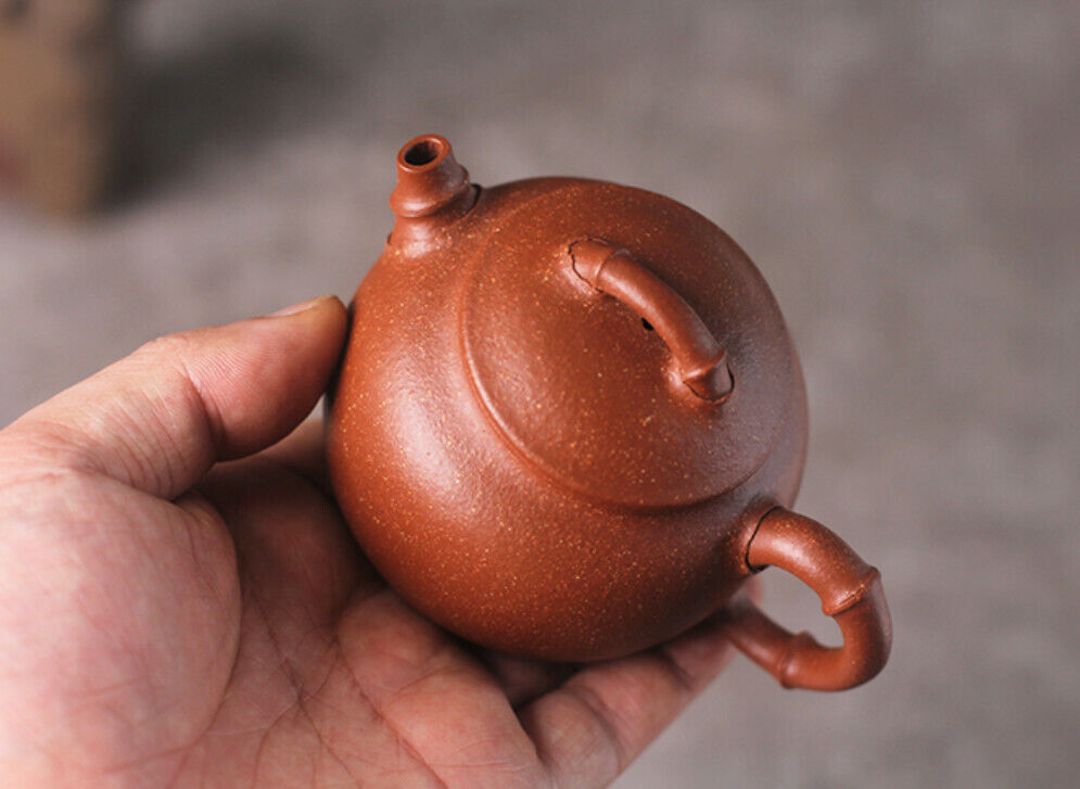 150cc chinese Yixing Handmade Zisha teapot red JiangPoNi ZhuQu Hu Gongfu Tea Pot