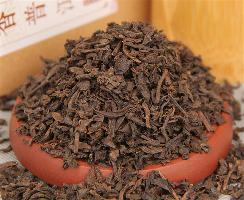 120g Old Tree Organic Health Chinese Puer Tea Boxed Ripe Pu-erh Loose Black Tea