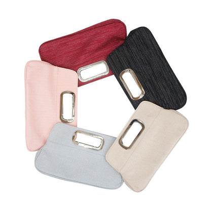 Lady Clutch Bag Popular Dumpling Shape Canvas Evening Bags 25*5*18CM 1 PC Purse