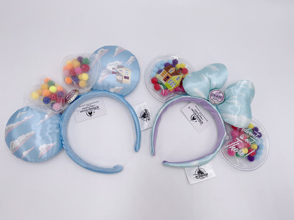 Minnie Ears 2020 Disney Parks UP Grape Soda Cap Balloons Movie Hat Headband