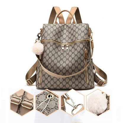 Women's Traval Bacpacks Ladies Back Pack PU Leather Pattern Women Bag
