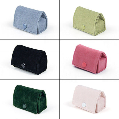 Portable Velvet Button Ring Bracelet Bag Jewelry Bag Wrapping Bag Storage Pouch