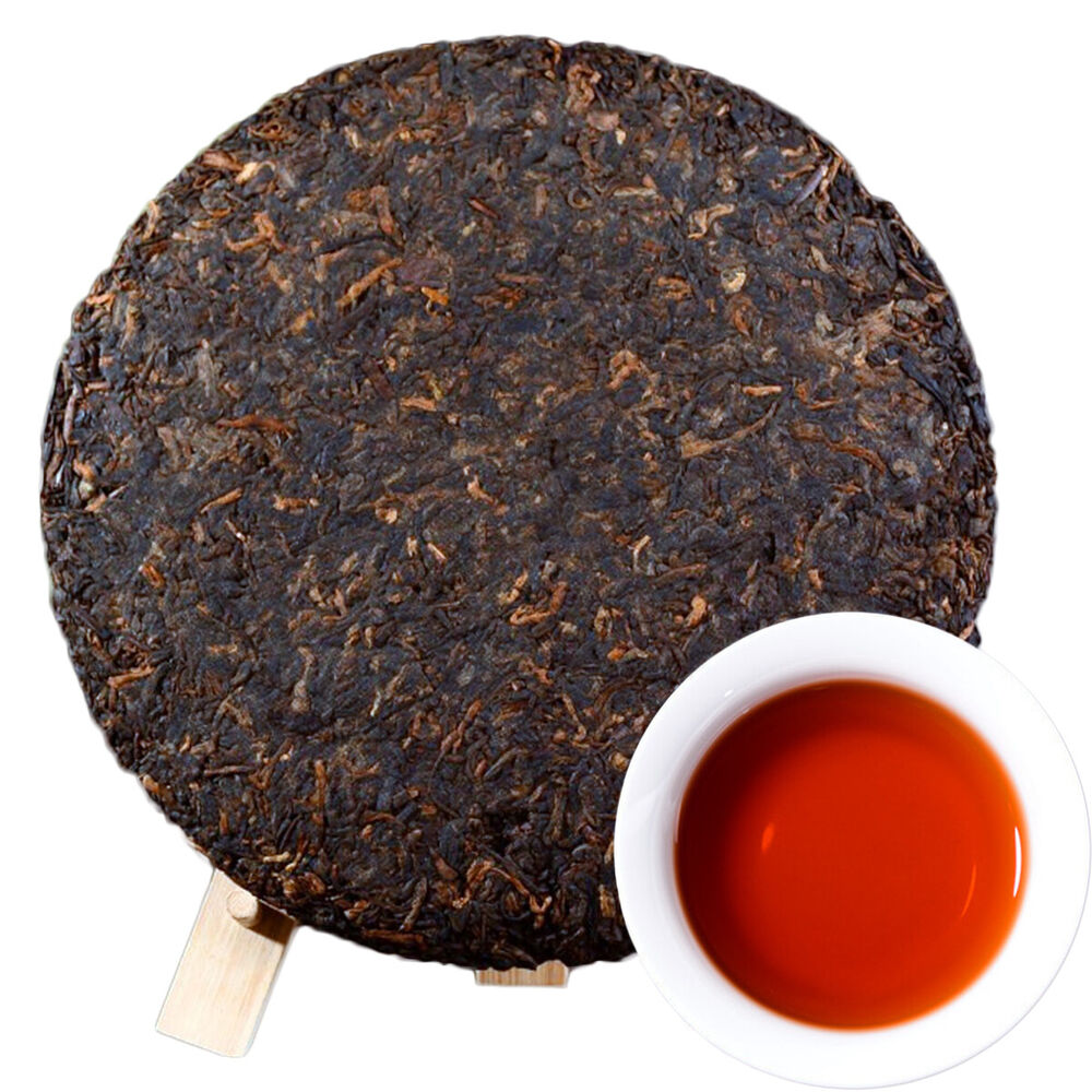 357g Pu-erh Tea Ripe Pu Erh Top Yunnan Menghai Cooked Black Tea Cake Lose Weight