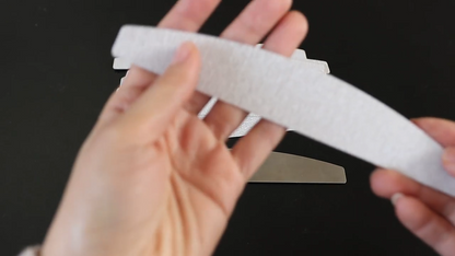 Nail Files 50-100Pcs Gray Removable Pads Metal Handle Replacement Sandpaper Tool