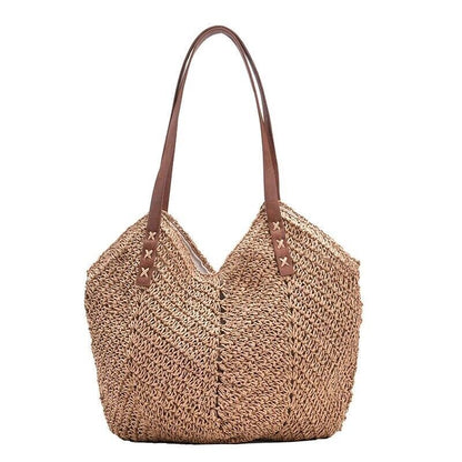 Weave Tote Bag Female Bohemian Shoulder Bags Women Handbags Lady Travel Bags