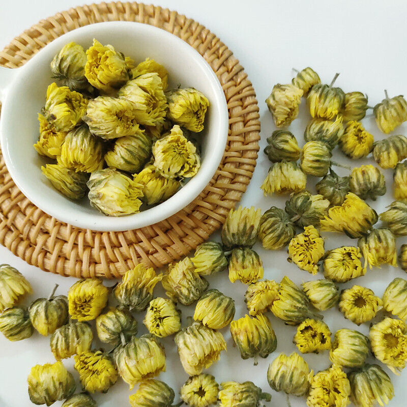 500g Plum Chrysanthemum Hang White Chrysanthemum buds flower tea bulk 17.6oz