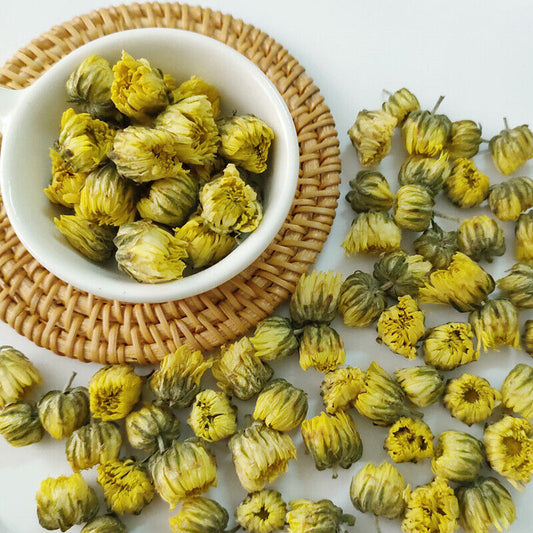 500g Plum Chrysanthemum Hang White Chrysanthemum buds flower tea bulk 17.6oz