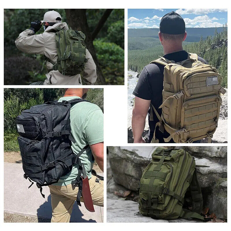 Backpack Men Army Military Tactical Outdoor Sport Hiking Camping Trave Bags Men