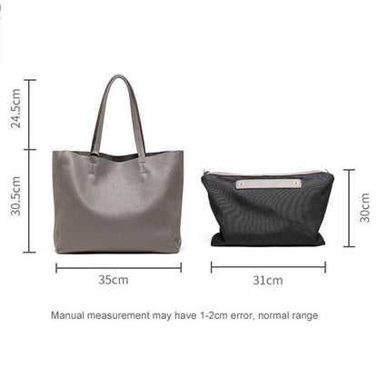 100% Genuine Leather Shoulder Bags Real Cow Women Leather Handbags Ladies
