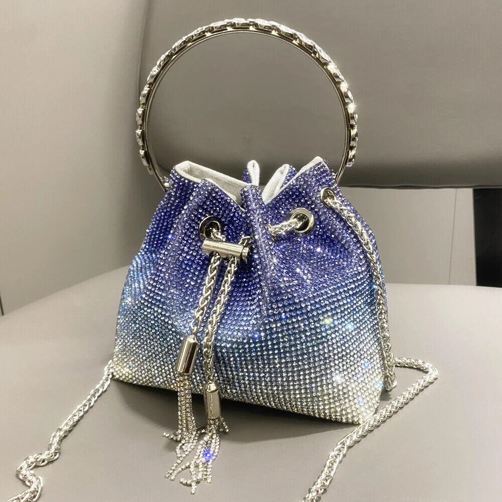 Evening Clutch Bag Purses Handbag Shoulder Bags Crystal Clutch Purse Bucket Bag