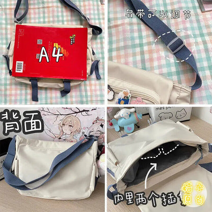 Bag Handbags School Single Shoulder Girl Student Postman Women's