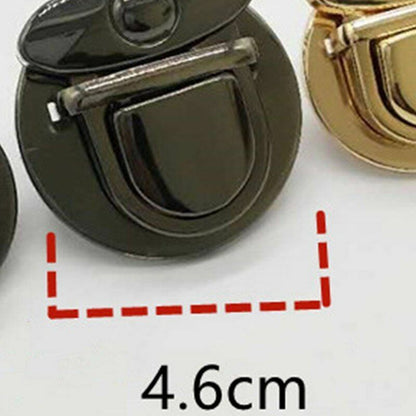 Shoulder Bag Turn Twist Lock Metal Buckle Handbags Accessories Snap Clasps 4.6cm