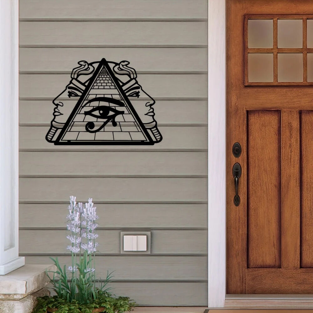 1pc Pyramid Theme Decor Wall Art Decorations, Indoor Living Room Classic Decor