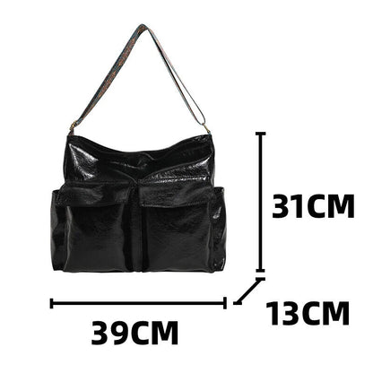 Bag Pu Leather Multi Pocket Women's Handbag Shoulder Bags