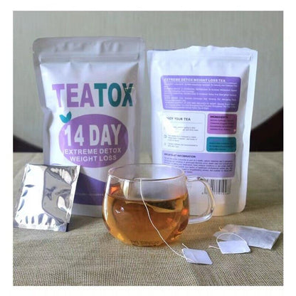 Natural Herbal Flat Tummy Tea Detox Blend Weight Loss & Fat Burner Slimming tea