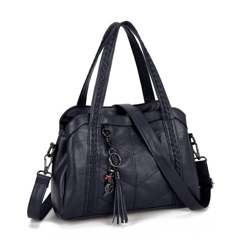 Women Faux Leather Shoulder Bag Tote Purse Handbags Messenger Crossbody Satchel