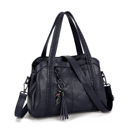Women Faux Leather Shoulder Bag Tote Purse Handbags Messenger Crossbody Satchel