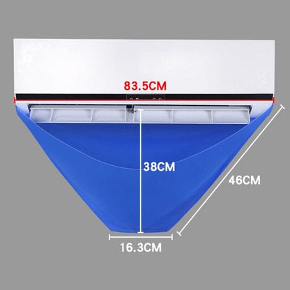 Air Conditioner Water Protection Cleaning Cover Washing Bag For Wall Moun-ca