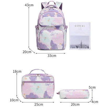 School Bags Teenage Girls 3 Pcs/Set Kids Schoolbag Backpack Child Book Bag