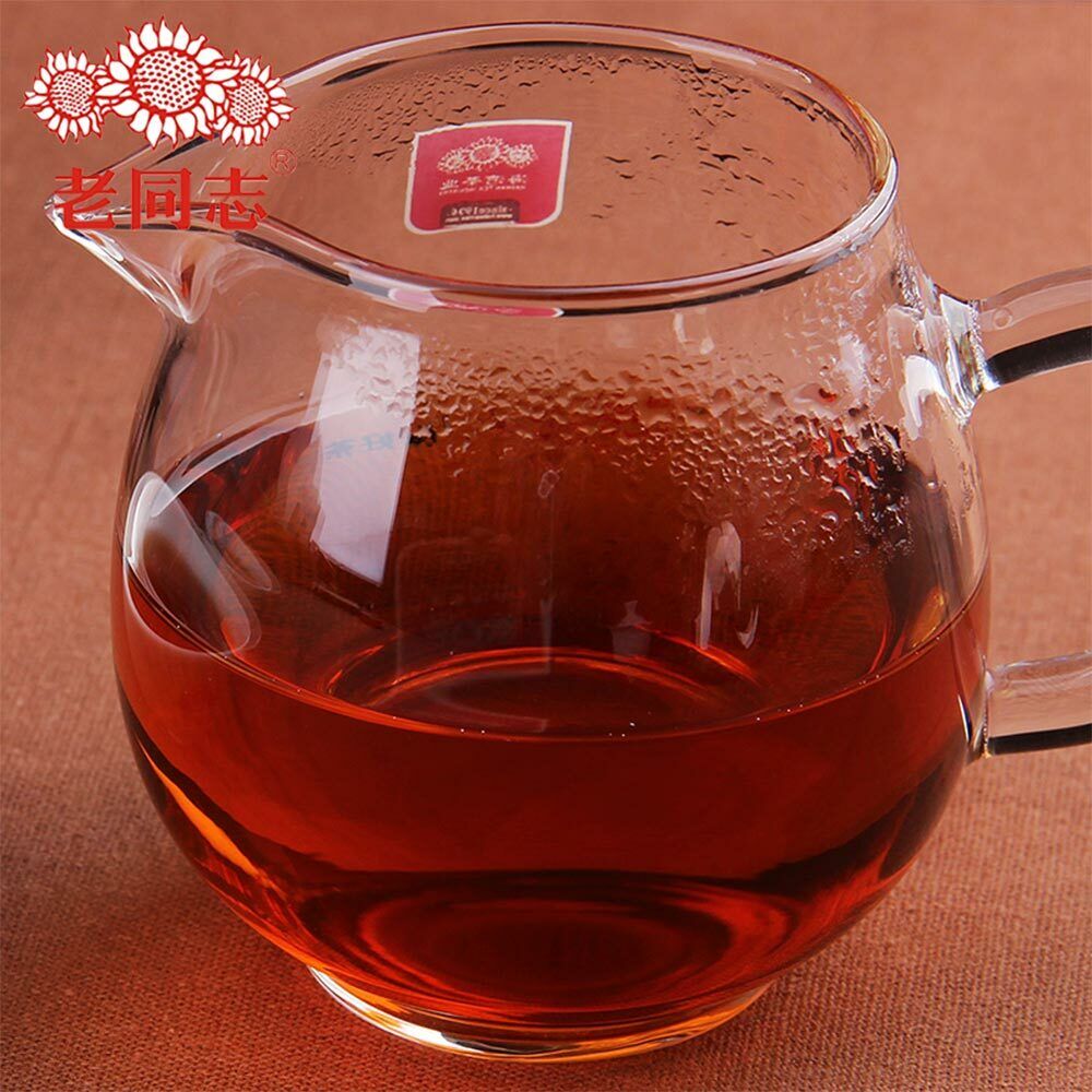 400g 2016 Old Comrade "Summer" Xia Yu Pu'er Cooked Tea Haiwan Tea 2016 Pu'er Tea