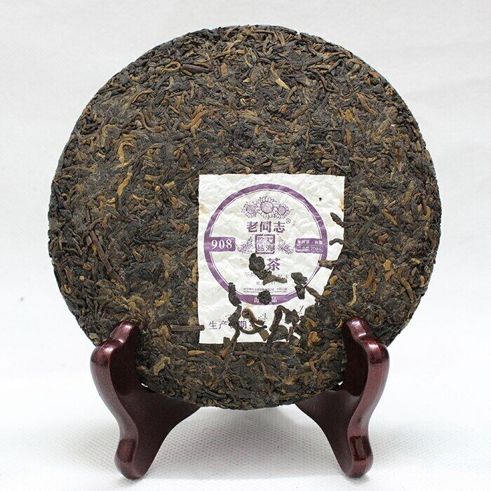 2014yr Haiwan Old Comrade Ripe Puer Tea Laotongzhi 908 Batch 141 Shu Puer 200g