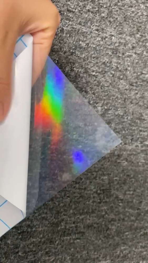 Photo Paper A4 Self-Adhesive Stickers 10 Sheets Holographic Cold Laminating Film