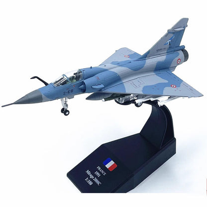1:100 French Air Force Mirage 2000 Fighter Alloy Aircraft Model Decoration