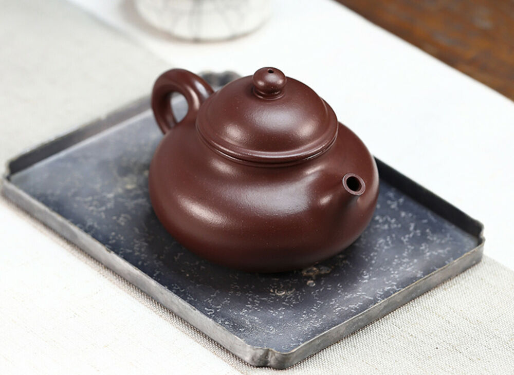 200cc chinese Yixing Handmade Zisha teapot Purple Clay RongTianGongfu Hu Tea Pot