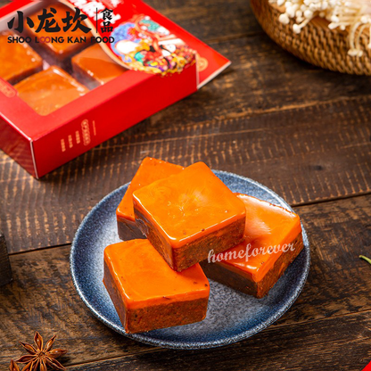 4 x 80g Xiaolongkan Mini Hot Pot Base Chinese Specialty 小龙坎火锅底料颗粒装