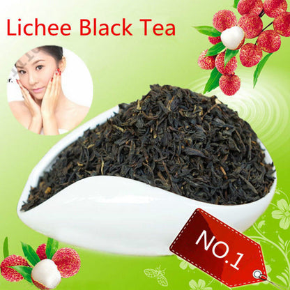 200g Lichee Black Tea Lychee Fruit Flavor Congou Kung Fu Tea Red Tea Health Care