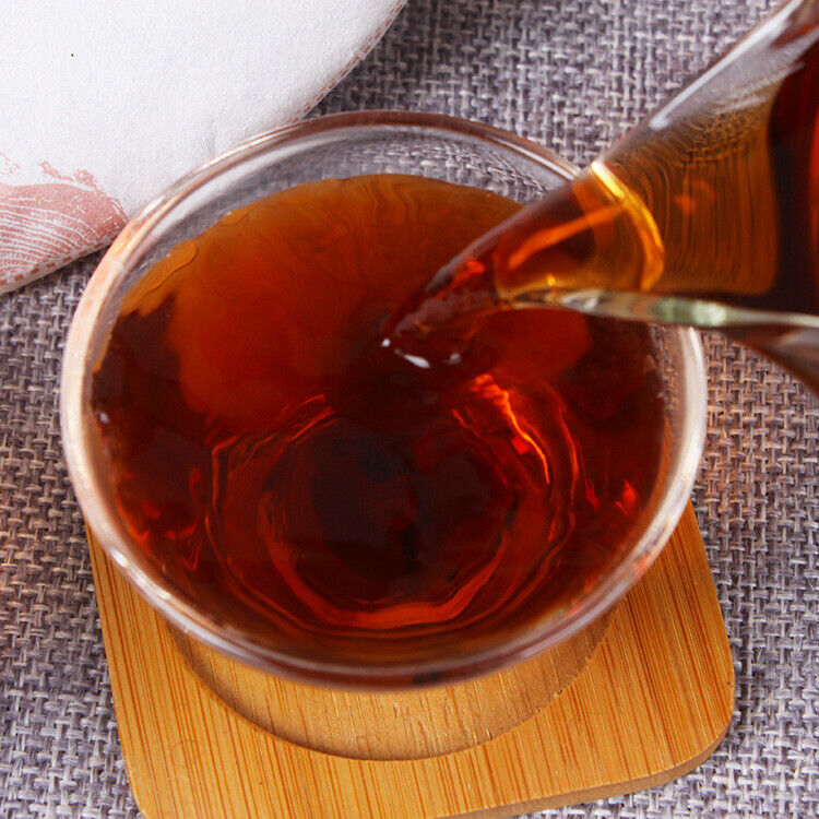 Yunnan Pu'er Ripe Tea 357g Big Golden Bud Ripe Puerh Tea Cake