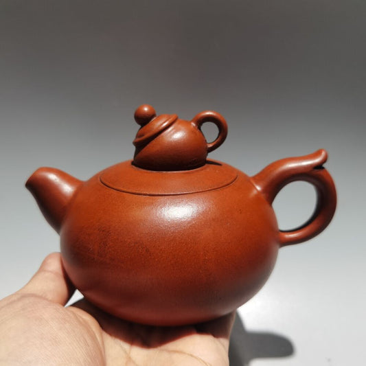 Chinese Yixing Zisha Clay Handmade Exquisite Kung Fu Tea Set Teapot （壶上壶 底款：顾景舟）