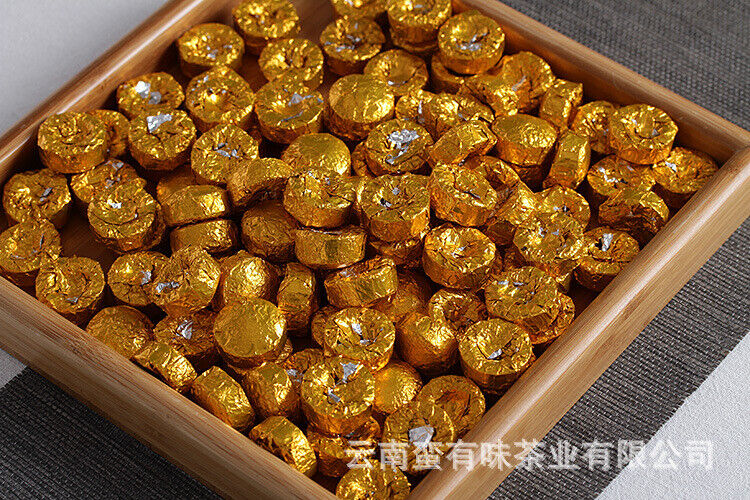 500g Yunnan Pu'er Tea Leaves Glutinous Small Golden Tuo Mini Small Tuo Tea