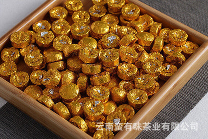500g Yunnan Pu'er Tea Leaves Glutinous Small Golden Tuo Mini Small Tuo Tea