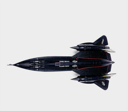 New 1:144 Scale USAF SR71 Blackbird Reconnaissance Aircraft Diecast Metal Model