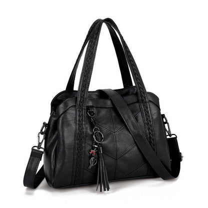 Women Faux Leather Shoulder Bag Tote Purse Handbags Messenger Crossbody Satchel