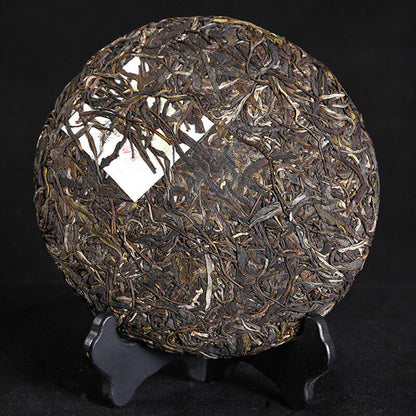 Menghai Old Banzhang Aged Tea Spring Dew Pu'er Tea Raw Tea 357g Tea Cake