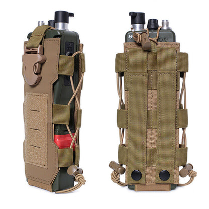 Tactical Molle Water Bottle Pouch Outdoor Travel Kettle Bag Sport Bag Canvas