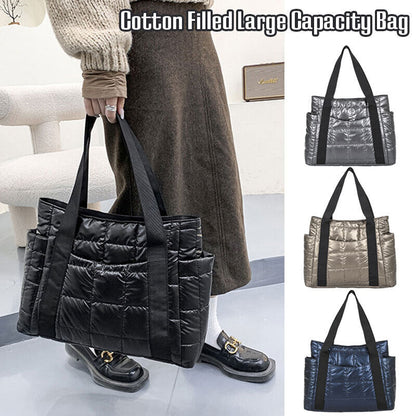Womens Cotton Bag Fashion Commuter Large Capacity Casual Shoulder Bag
