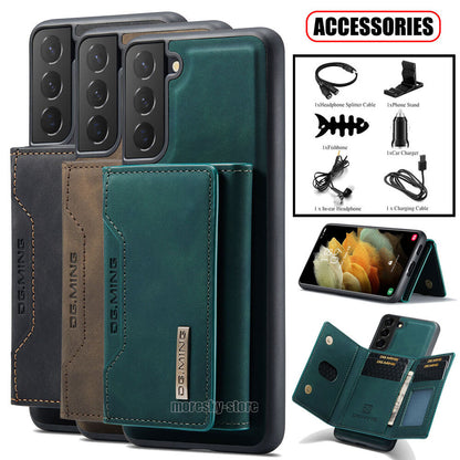 For Samsung Galaxy S21 Ultra + FE 5G Leather Case Cover Wallet Holder /Accessory