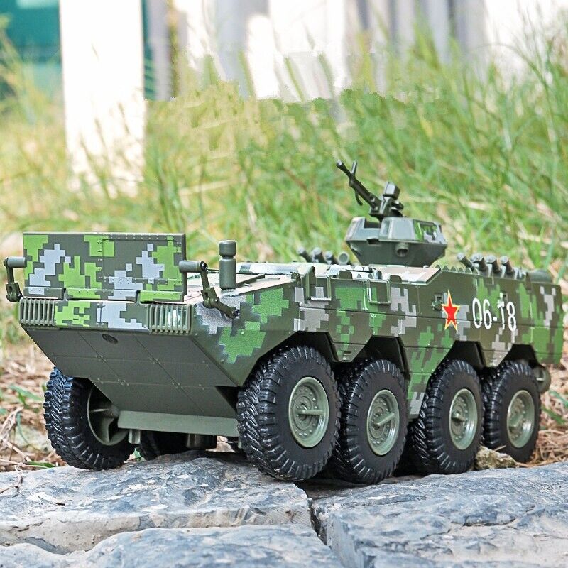 1:32 Militay Armored Car Truck Diecast Model Vehicle Sound Light Kid Toy Gift