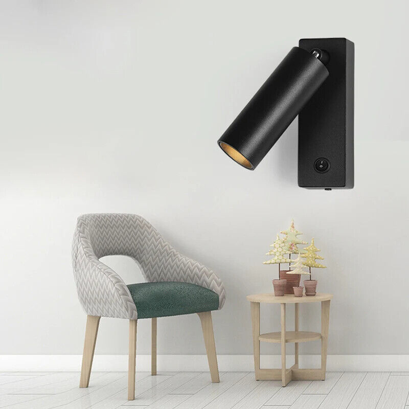 Wall Light Indoor LED Nordic Home Bedroom Bedside Headboard Reading Lamp Fixture
