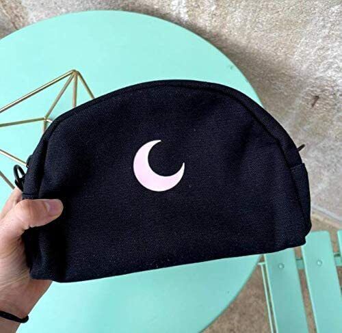 Brando Moon Smell Proof Makeup Bag with - Carbon Neutralizing Black