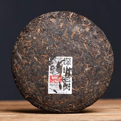 500g Yunnan Haiwan 2018 Shen Shan Lao Shu Batch 181 Ripe Pu-erh Tea Cake,puer 普洱
