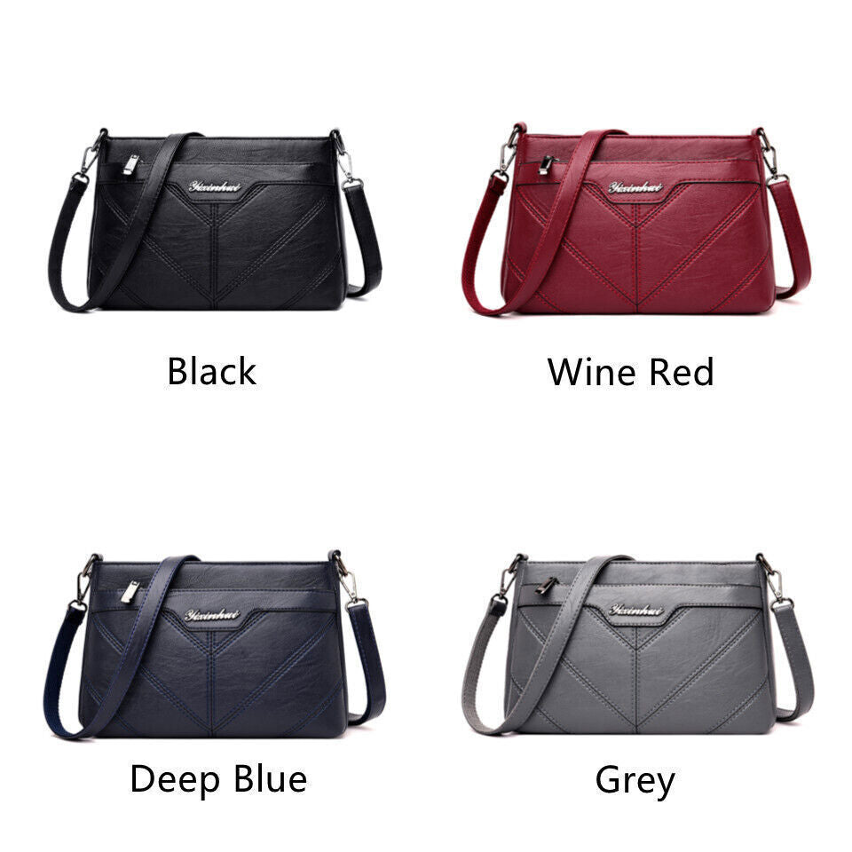 PU Leather Shoulder Bags Women Small Handbag Female Travel Crossbody Bag
