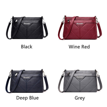 PU Leather Shoulder Bags Women Small Handbag Female Travel Crossbody Bag